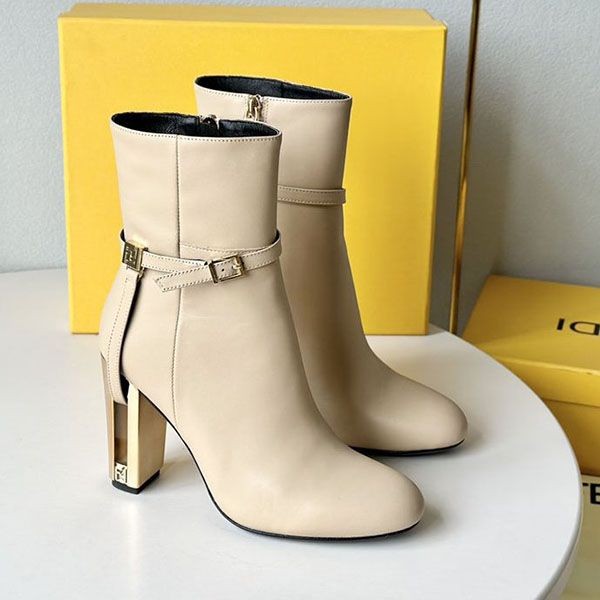 Fendi Baguette replica nappa leather ankle boots fen45984