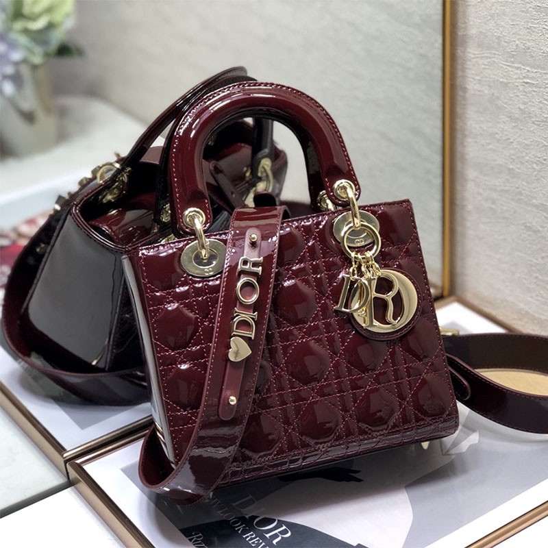 No.1 Popular Lady Dior Small Handbag Fake Calfskin Shoulder dex45603
