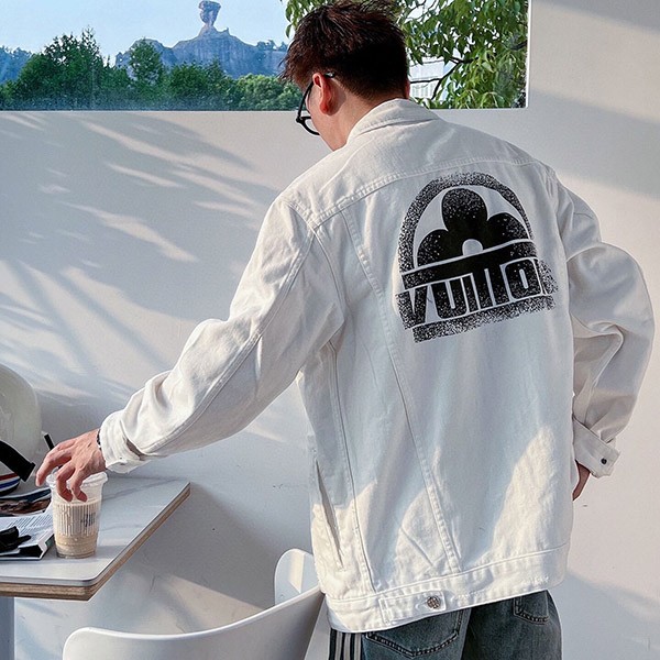 Louis Vuitton Tailored Denim Jacket Replica vuo48505 Louis Vuitton Tailored Denim Jacket Replica vuo48505