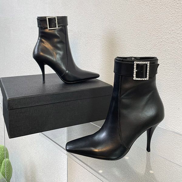 Express delivery Saint Laurent Monogram Boots Black Sax42171