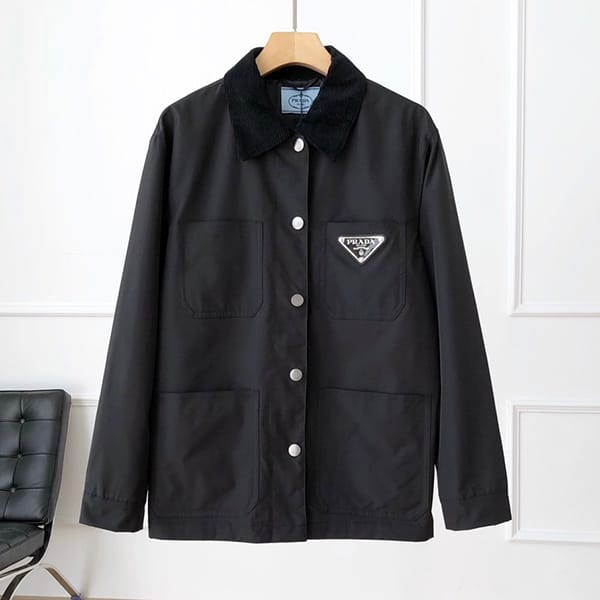 Super Hot Topic! Prada Replica Technical Canvas Blouson Jacket puh90145 Super Hot Topic! Prada Replica Technical Canvas Blouson Jacket puh90145