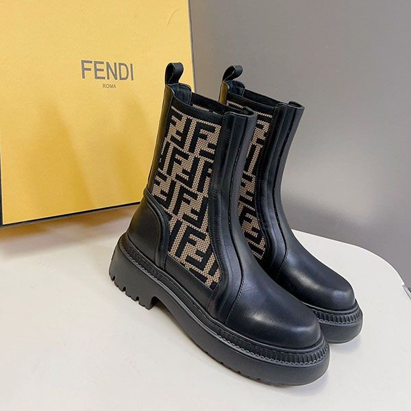Love at first sight? Fendi leather stretch fabric biker boots replica fec44917 Love at first sight? Fendi leather stretch fabric biker boots replica fec44917