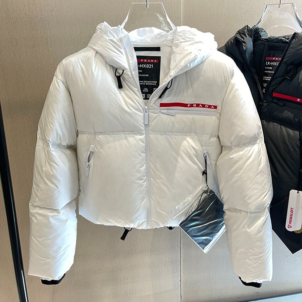 Prada technical nylon down jacket replica 2 colors pui54509 Prada technical nylon down jacket replica 2 colors pui54509