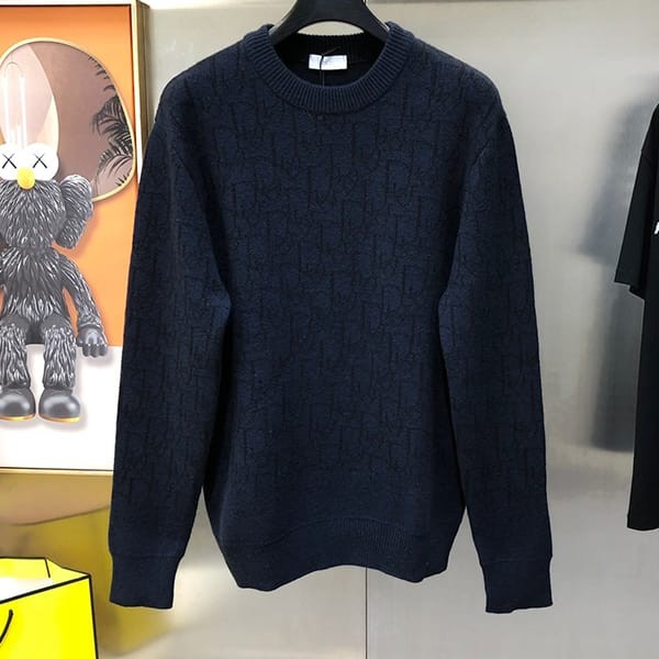 Hard to find Dior replica oblique crew neck sweater ded26847