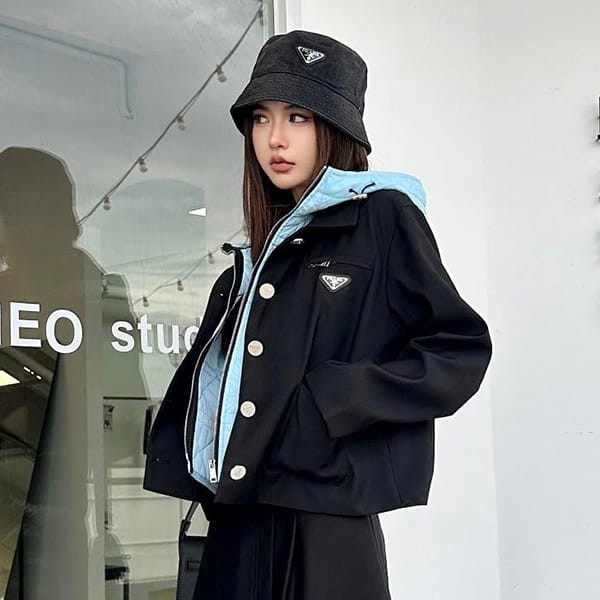 Cute Prada copy blouson jacket☆Blouson jacket pui05341 Cute Prada copy blouson jacket☆Blouson jacket pui05341