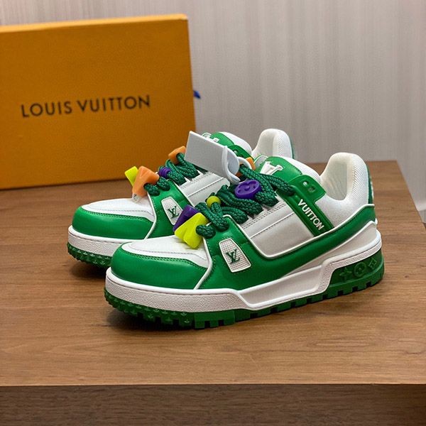 Louis Vuitton LV Beads Trainer Maxi Line Sneakers vuj29106