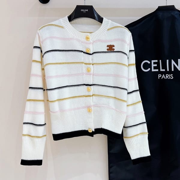 Recommended Celine Replica Triomphe Cardigan Cashmere & Silk Cea15777