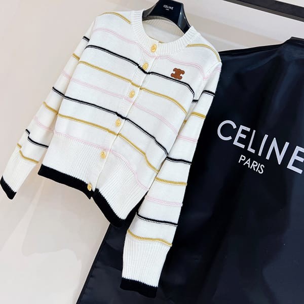 Recommended Celine Replica Triomphe Cardigan Cashmere & Silk Cea15777