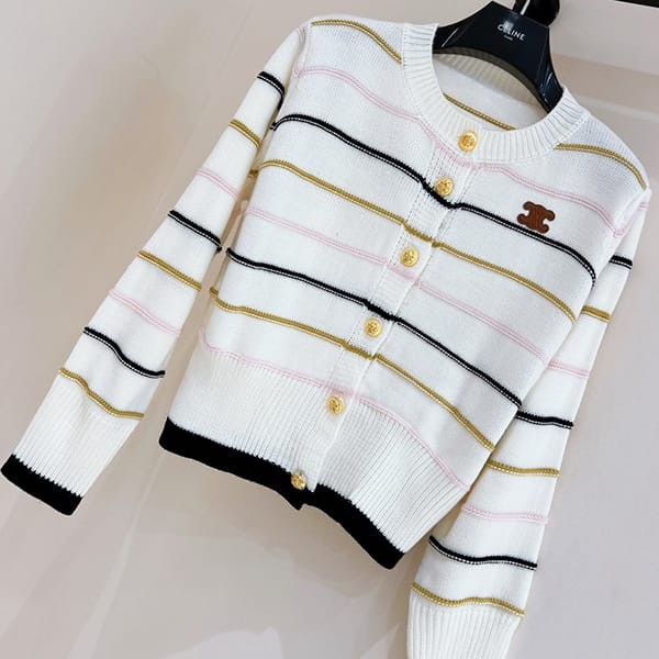 Recommended Celine Replica Triomphe Cardigan Cashmere & Silk Cea15777