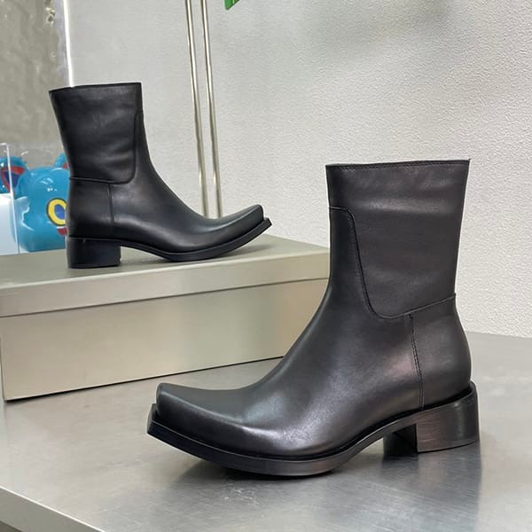 Nice Balenciaga replica Santiago leather boots bal67682