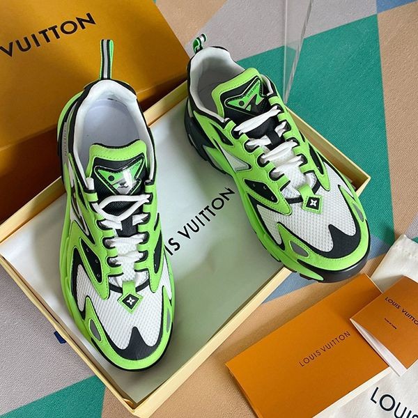 New limited edition? Louis Vuitton Sprint replica monogram sneakers vua73865