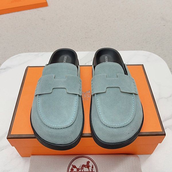 Relaxed fit Hermes mules replica erm13054