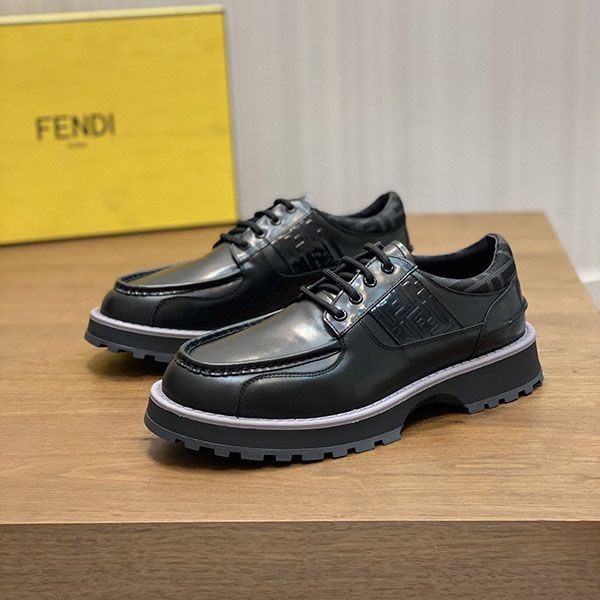Latest and stylish Fendi lace-up shoes replica fea77412