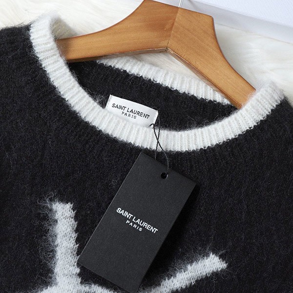 Cheap price! Saint Laurent Replica Fine Knit Top Knit Sweater Sag03028