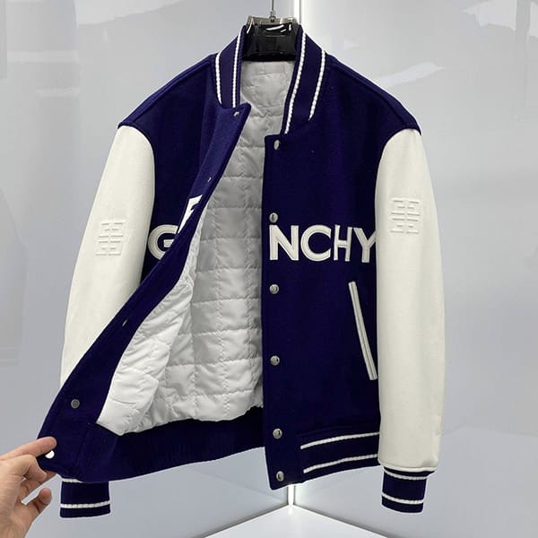 n-grade recommended Givenchy copy wool leather bomber jacket jib39671