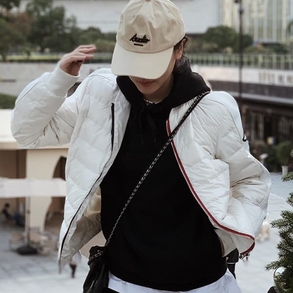 [Very versatile] Moncler replica Gallon Stripe down jacket in white mof28876