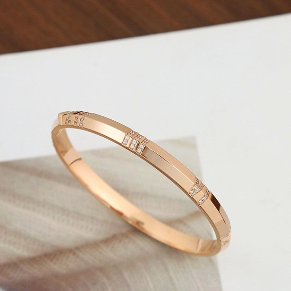 Quick delivery Tiffany & Co. Replica Atlas X Closed Narrow Hinge Bangle Tiz12634