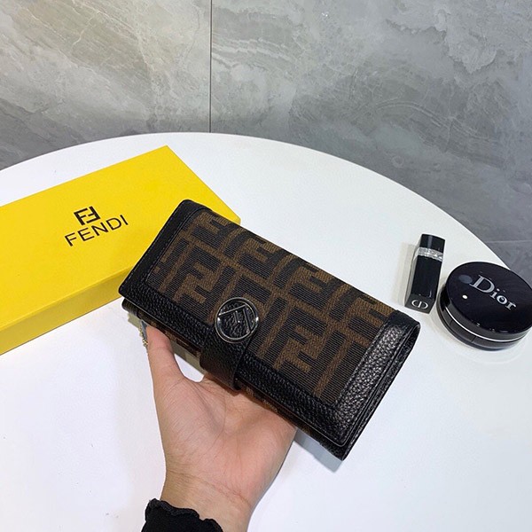 Fendi FF motif long wallet replica fet84587 Fendi FF motif long wallet replica fet84587