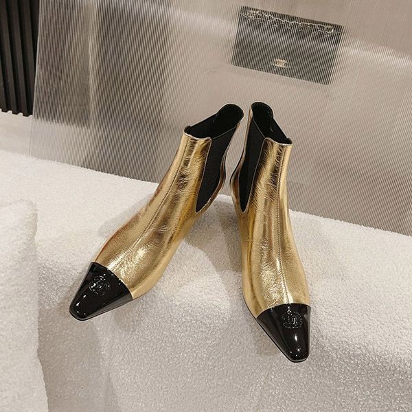 New design Chanel short boots replica 23B logo shp20077 New design Chanel short boots replica 23B logo shp20077