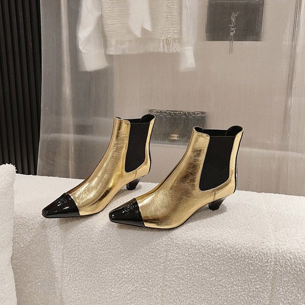 New design Chanel short boots replica 23B logo shp20077