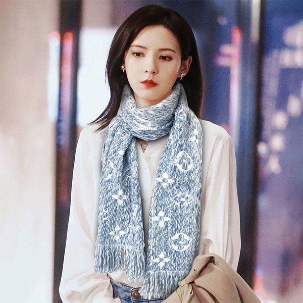Louis Vuitton warm thick scarf/muffler fake vuq20459