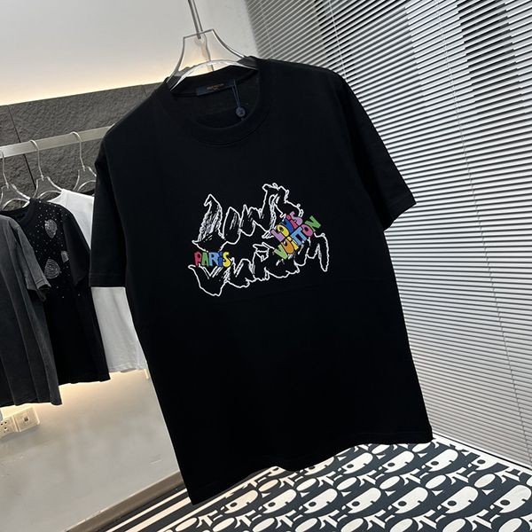 New and super limited? Louis Vuitton T-shirt, cheap, printed, short sleeve, vua18943