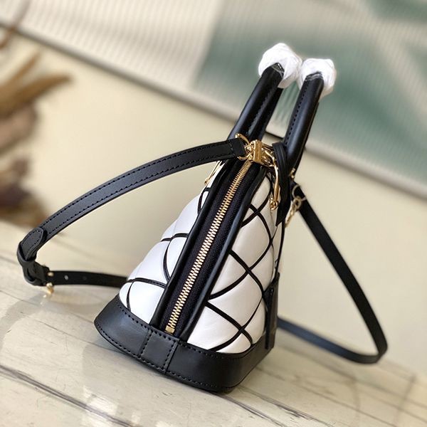 Louis Vuitton Women's Alma BB N-grade Bag Lamb Check M23761