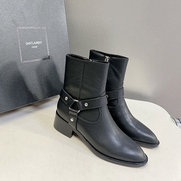 Express delivery Saint Laurent belt replica short boots Sao39765