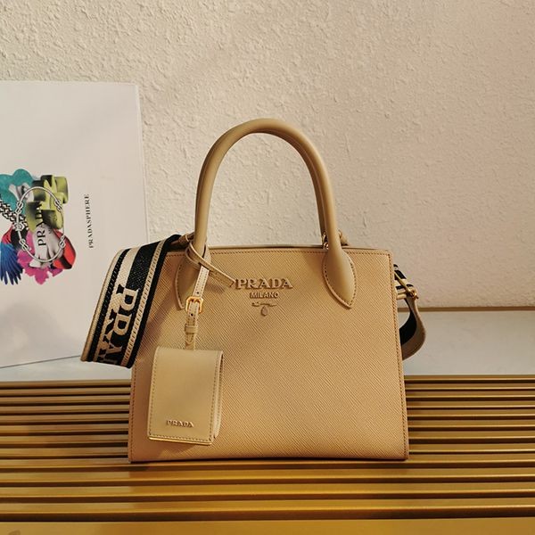 New color appearance ☆ Prada monochrome Saffiano small bag replica 1BA156 / 1BA155