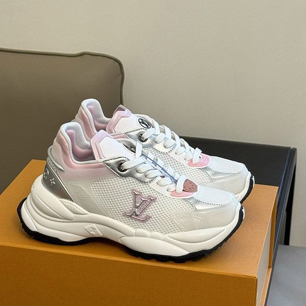 Louis Vuitton sneakers replica pink blue vun67622