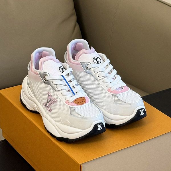 Louis Vuitton sneakers replica pink blue vun67622