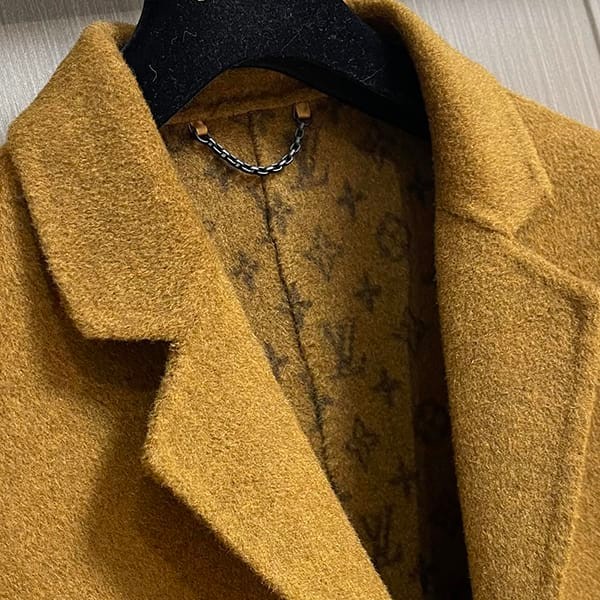 ★Safe shipping with tracking Louis Vuitton Reversible Monogram Jacquard Coat Fake Logo vuc03481