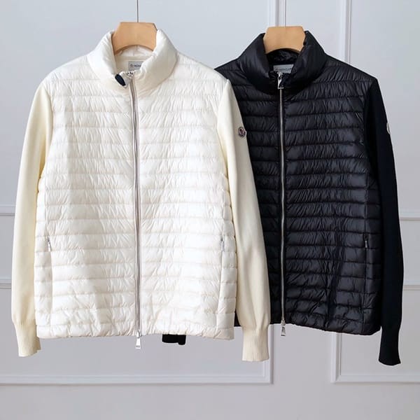 Recommended Moncler replica down padded wool cardigan in 2 colors moi22410 Recommended Moncler replica down padded wool cardigan in 2 colors moi22410