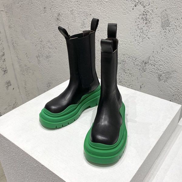 Classic Bottega Veneta Tire Boots Replica Cream Bow60338