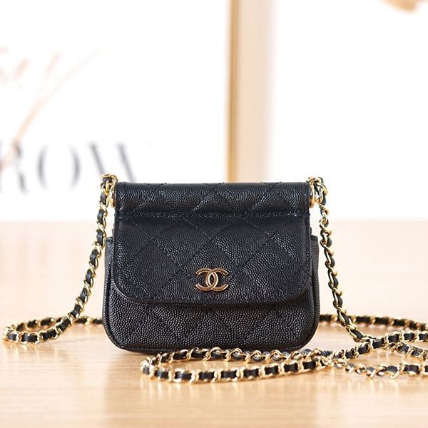 Super popular Chanel Caviar fake mini flip bag AP312 Super popular Chanel Caviar fake mini flip bag AP312