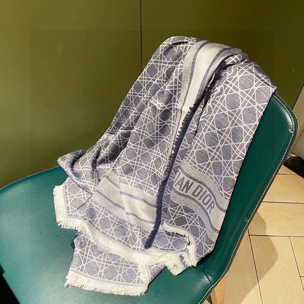 Dior Cannage denim shawl replica wool, silk, cashmere deh91873 Dior Cannage denim shawl replica wool, silk, cashmere deh91873