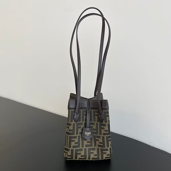 Fendi Origami replica small Origami FF jacquard mini bag fel68230