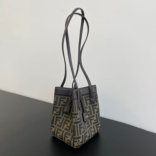 Fendi Origami replica small Origami FF jacquard mini bag fel68230