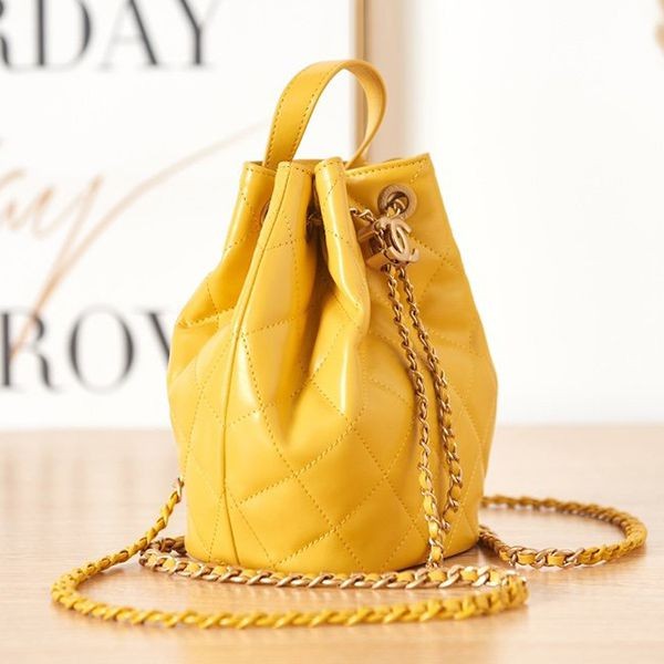 New and hard to find Chanel Matelasse bucket bag replica AS321