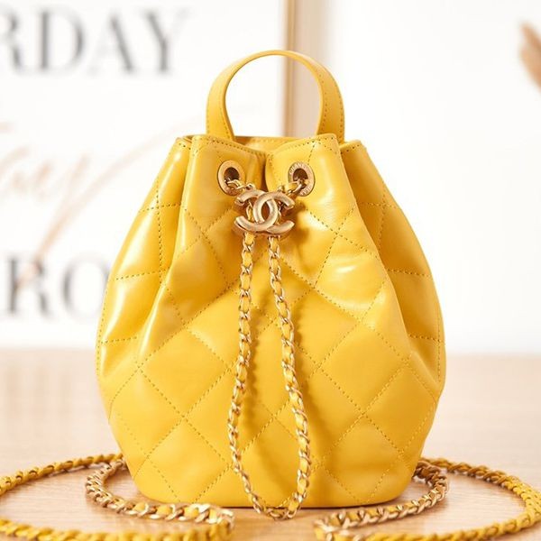 New and hard to find Chanel Matelasse bucket bag replica AS321