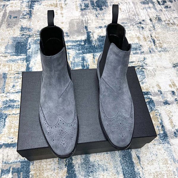 Very popular! Saint Laurent Brown Suede Wyatt Boots Sak71092