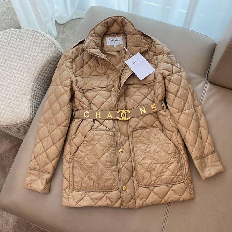 21-22AW High Quality Chanel Down Jacket Replica Available in 2 Colors sho29197
