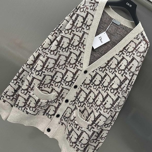Dior Oblique Fake Wool Cardigan deq22006