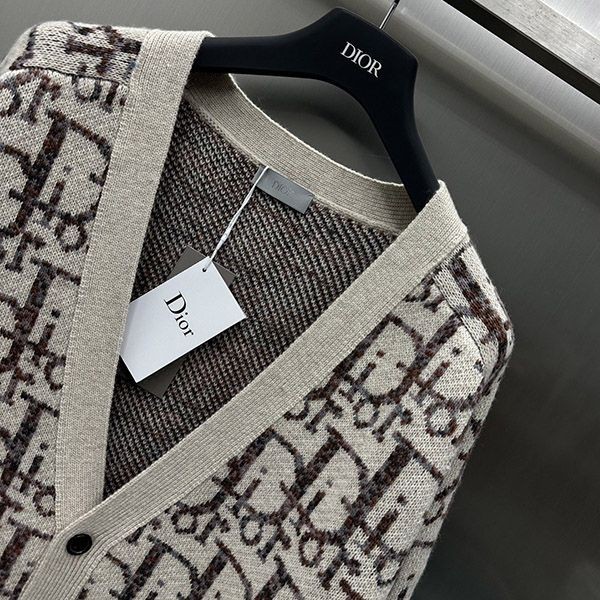 Dior Oblique Fake Wool Cardigan deq22006