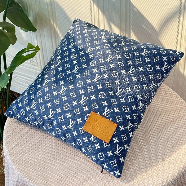 [Denim color?] Louis Vuitton cushion cover replica vuf22114