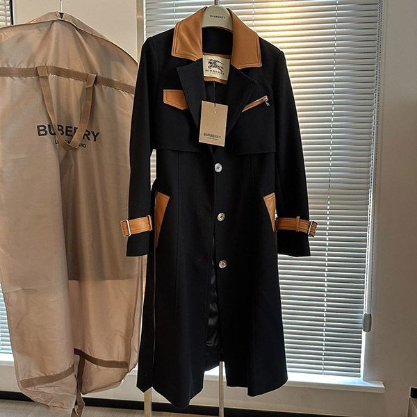 [Very versatile] Burberry double-breasted coat replica Baz37393