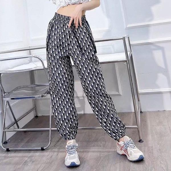 Classic Dior PANTALON pants with contrast side bands fake dew05867