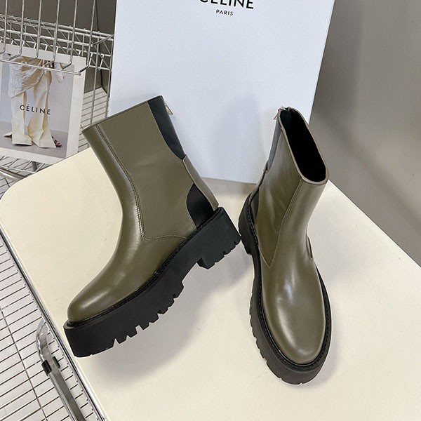 High Quality Celine Bulky Back Zip Boots Replica Ceg22002