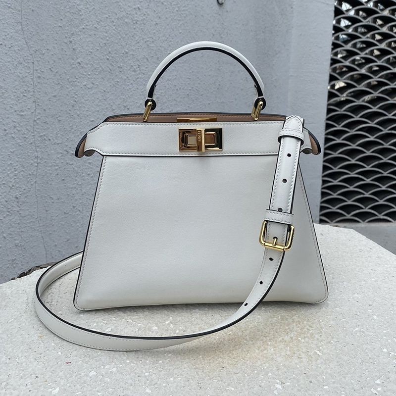 Free shipping Fendi Peekaboo iSeeU fake small leather bag feu83930