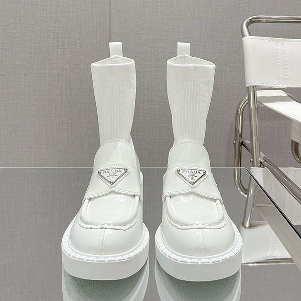 Cute Prada logo sock boots replica puo44010